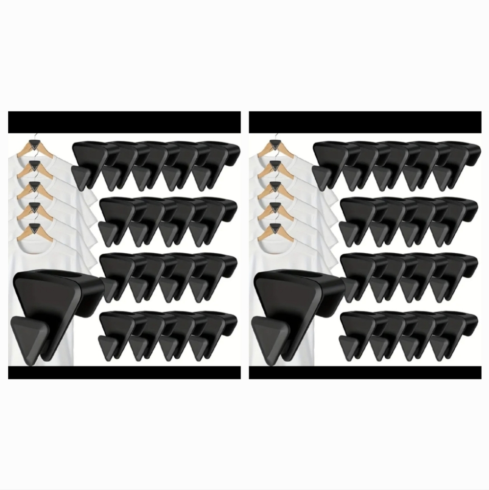 : 36 New Space saver Triangles Hanger Hooks Closet clothes Organizer